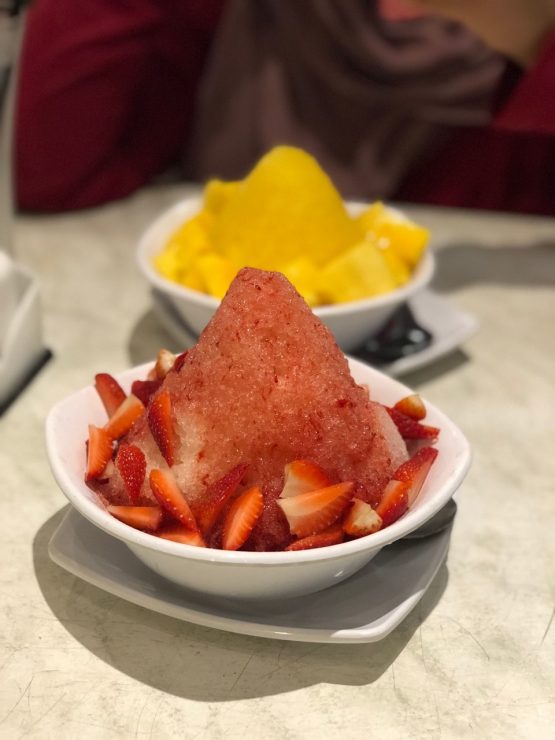 shaved ice dessert @ otw