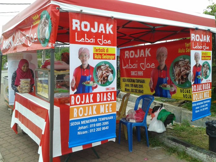 Rojak buah dengan sos kacang dari Rojak Lebai Joe
