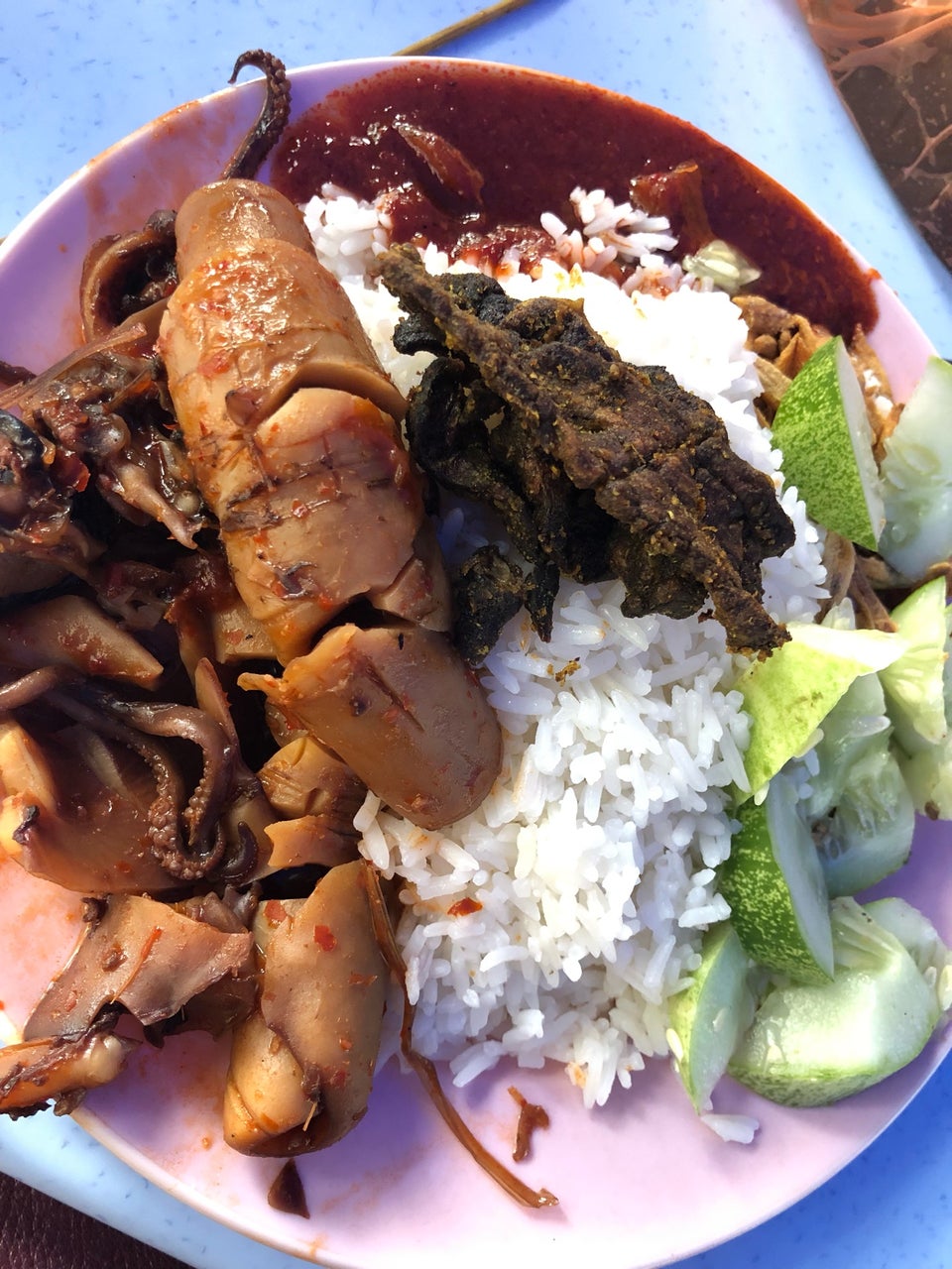 nasi lemak wanjo @ lokasi sarapan pagi kl