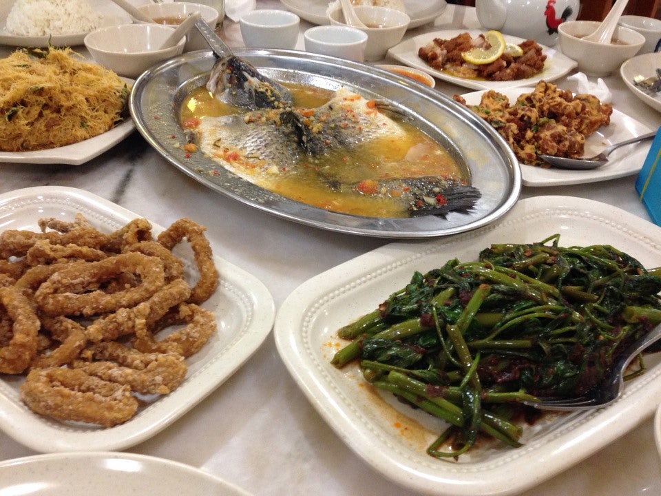 Sajian restoran Homst
