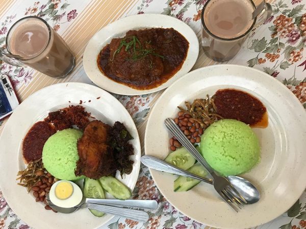 Nasi Lemak Rendang Daging Taman Apple