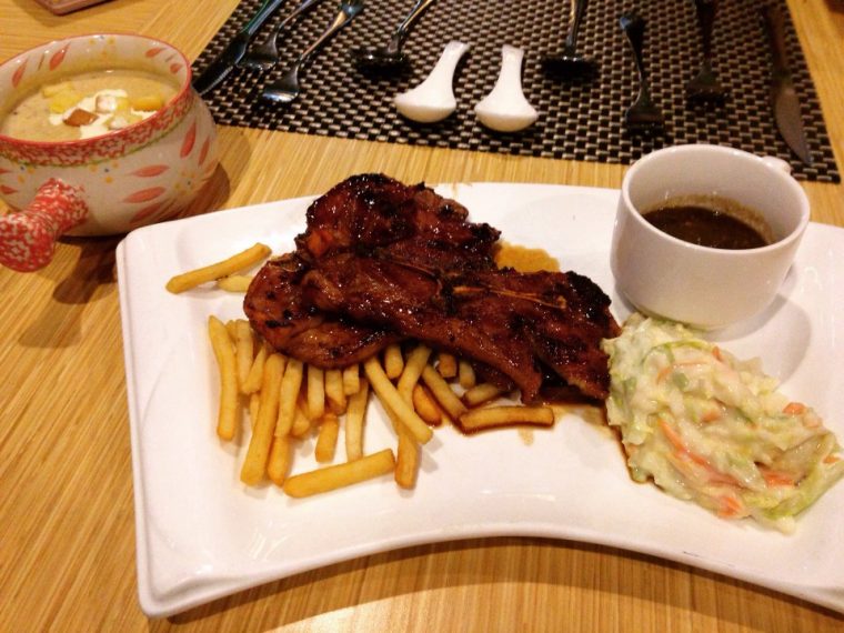 lamb chop @ the wok cafe