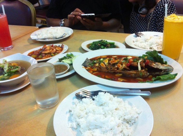 menu @ restoran utama seafood