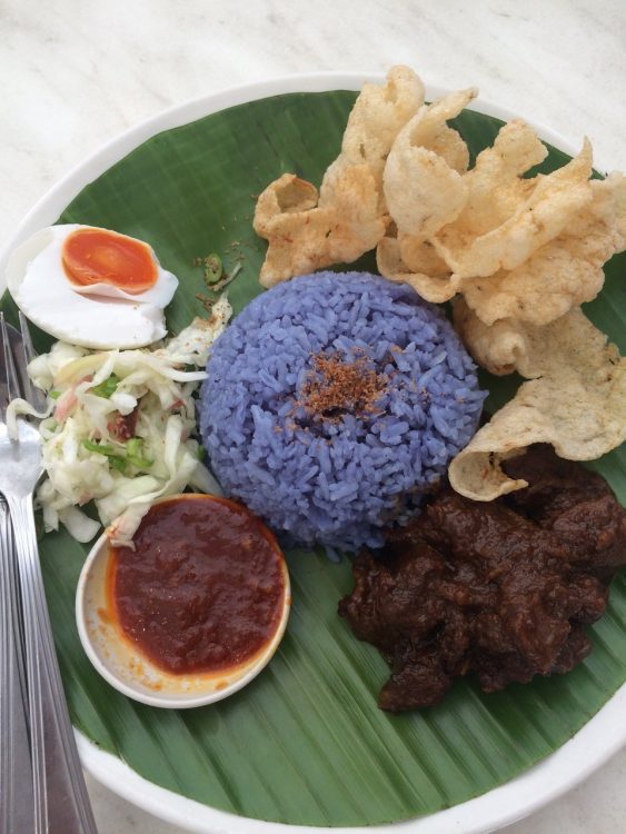 nasi kerabu @ san da gen