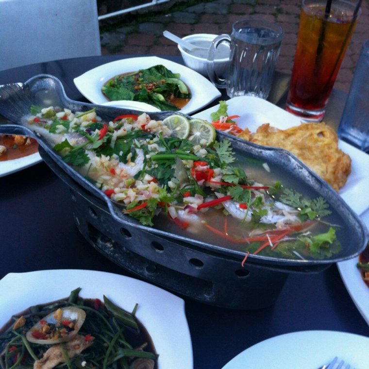 siakap stim limau @ thai garden