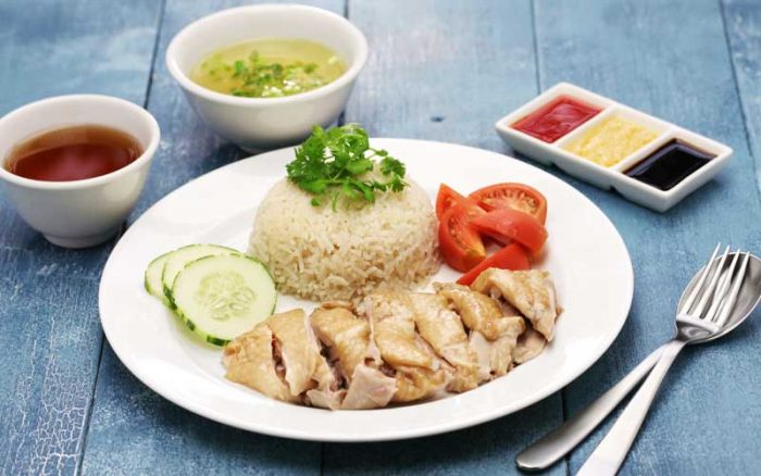 Nasi ayam Hainan