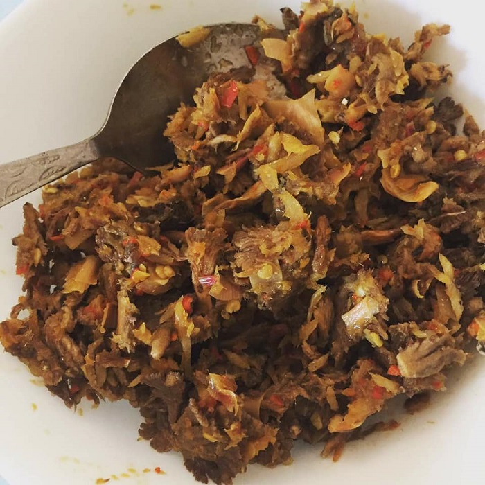 Sambal Kulat Sisir, sambal cendawan tradisional Pahang