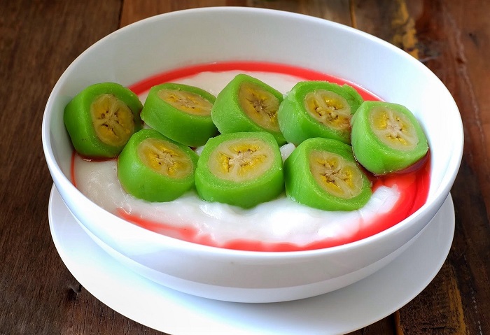 Es pisang ijo