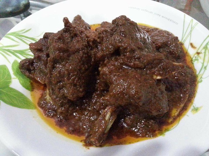 Gulai Opor Daging, masakan kari daging tradisional Pahang