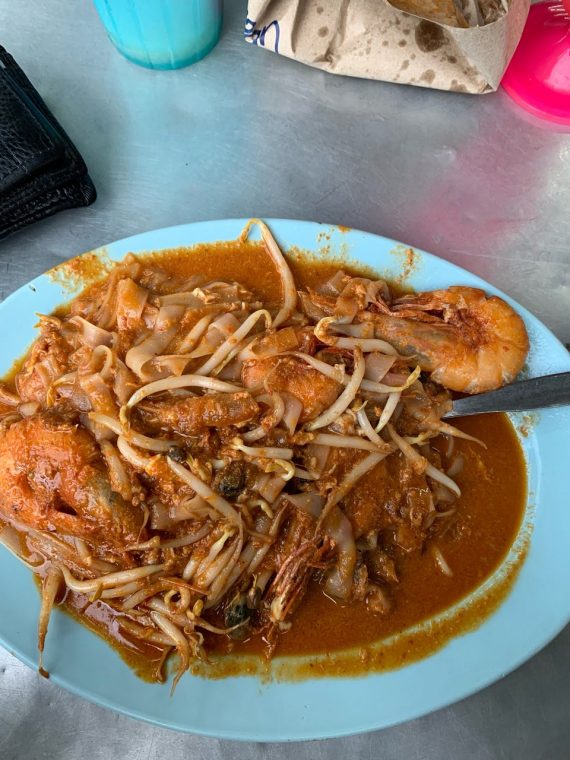 Char koay teow digoreng di Sany