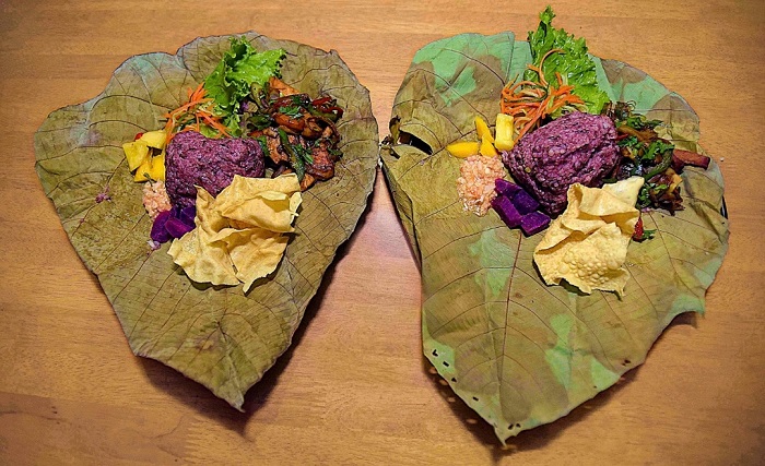 Gambar hidangan makanan tradisional Kadazan di Sabah.