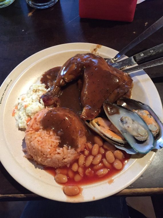 chicken combo + mussles kampung baru