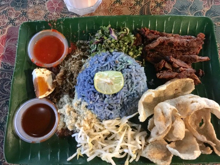 nasi kerabu daging @ honk