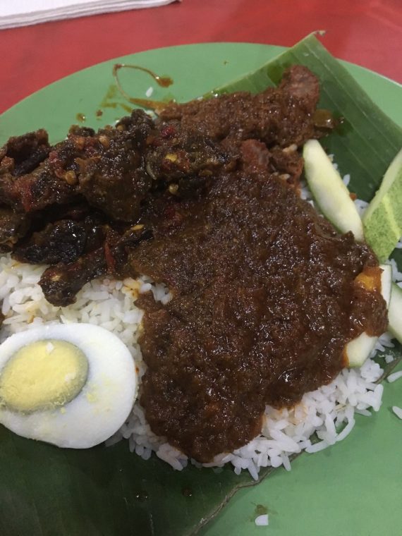 nasi lemak sambal paru @ ujang corner