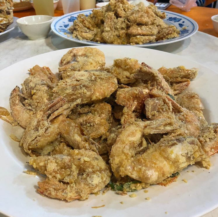 nestum prawns @ bukit mata seafood centre