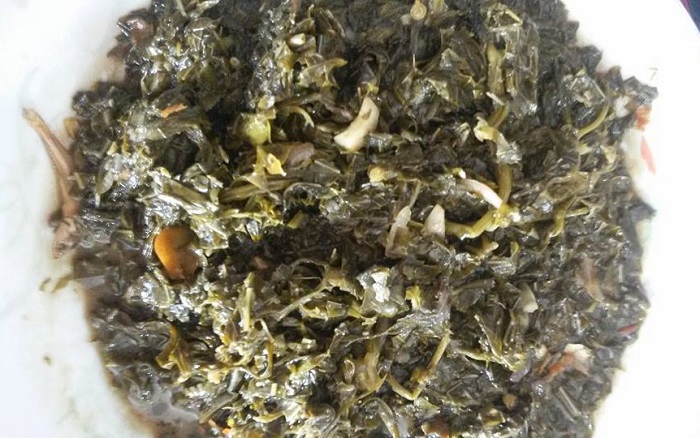 Pekasam Daun Ubi