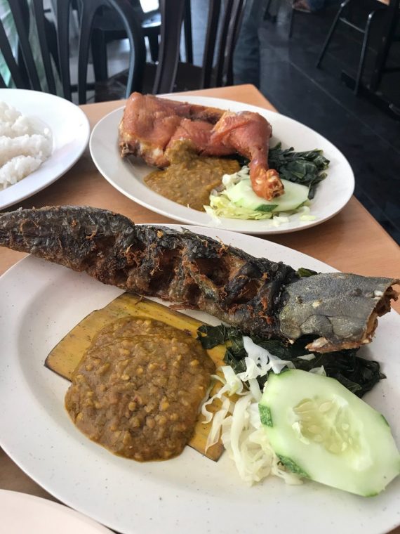 ikan keli @ ayam penyet bukit lanchong