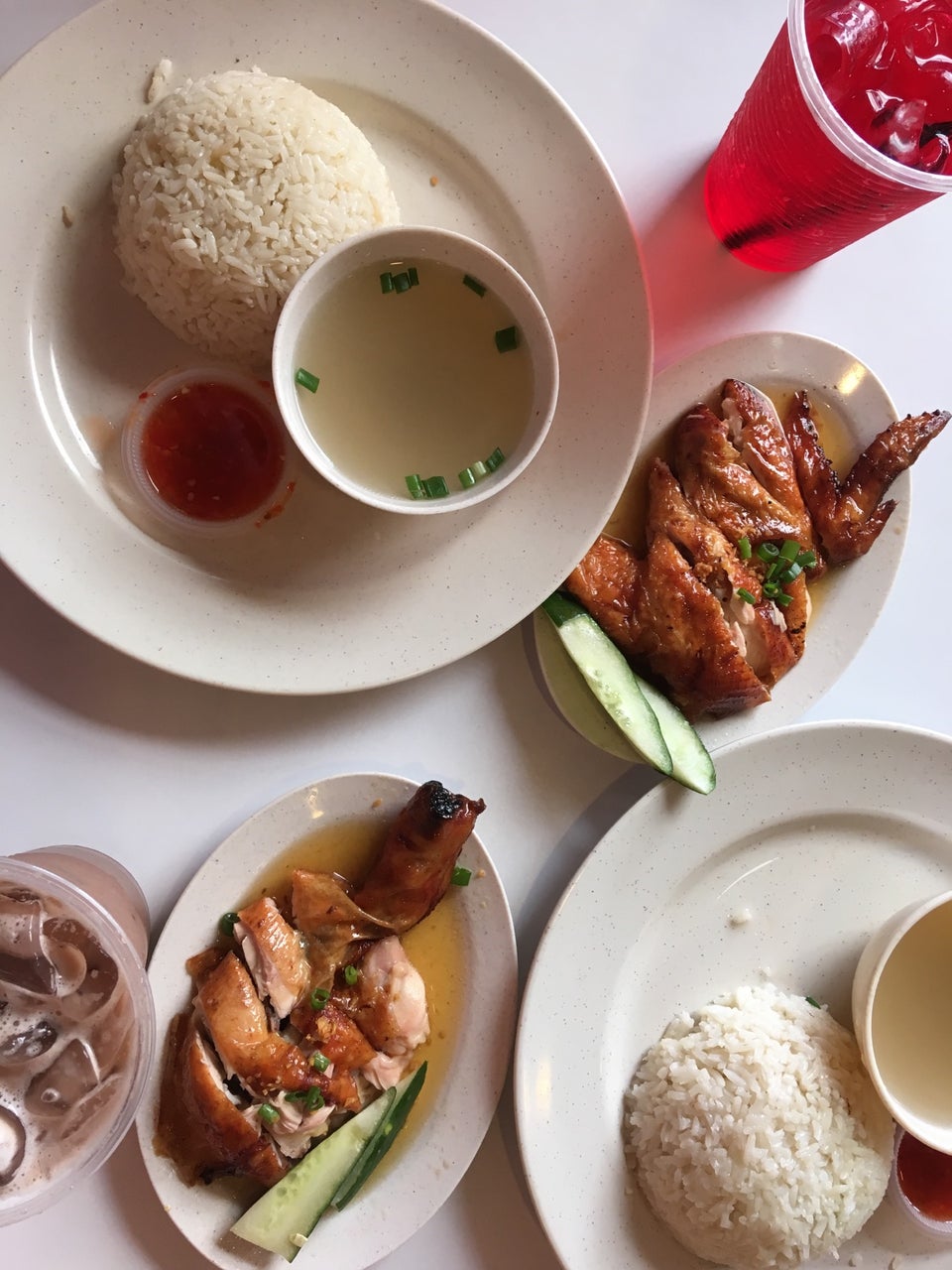 port nasi ayam hainan