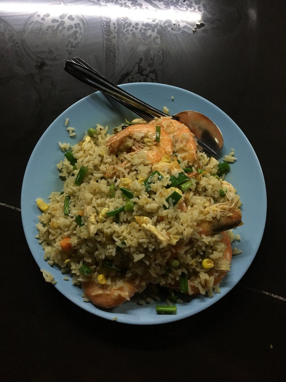 nasi goreng udang selambak tangkak