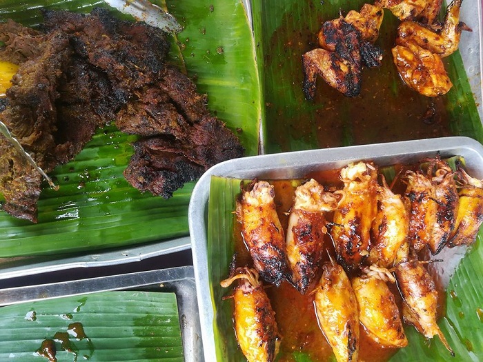 Sotong Bakar @ Kedai Makan Mak Nab