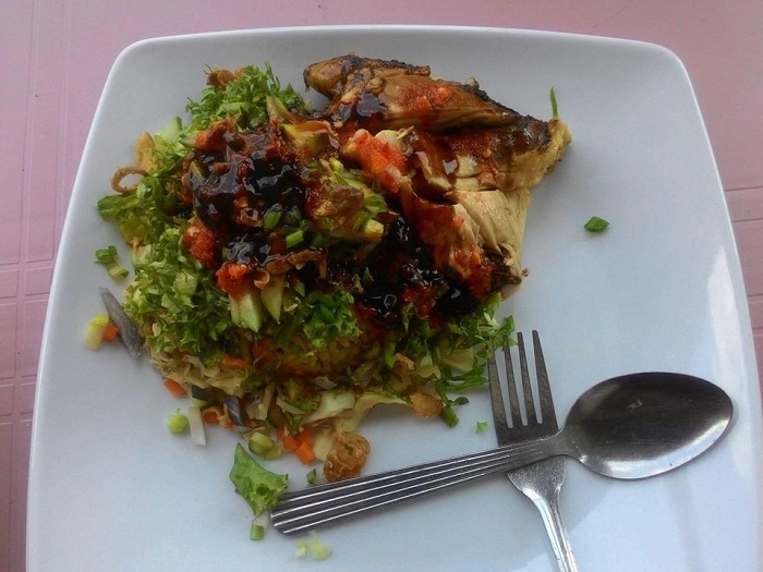 Nasi Sayuran Campur Ayam Hainan @P Seven