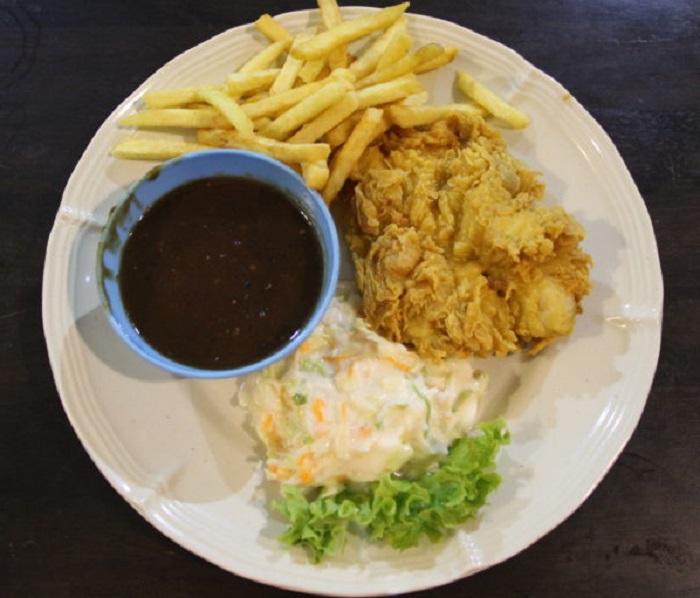 Chicken Chop @SME Cafe