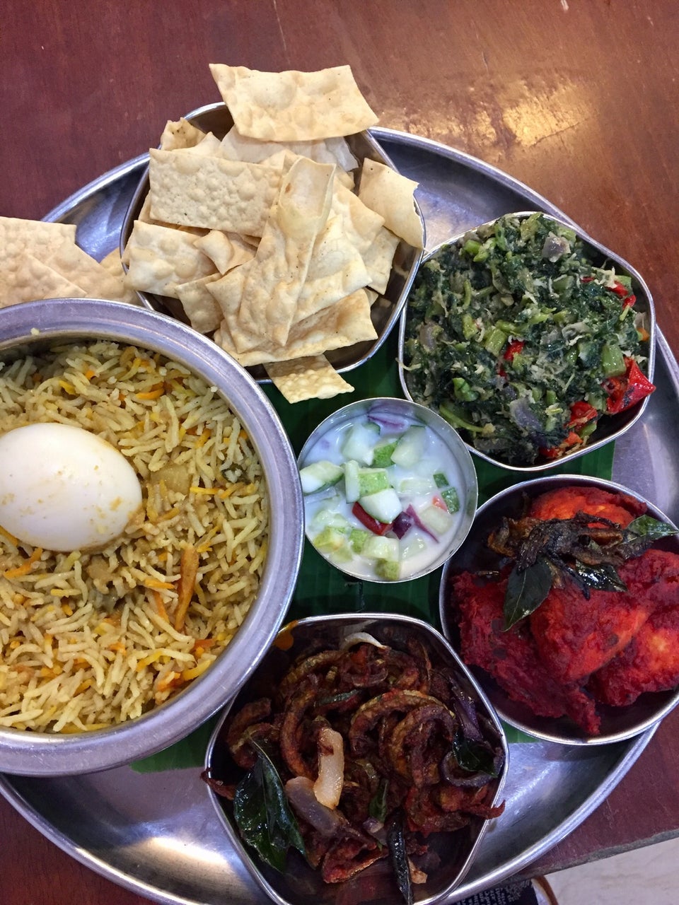 Nasi briyani ayam madu yang sedap dari Restoran Mahbub di Bangsar.