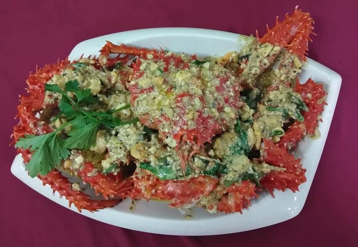 Ketam Telur Masin Medan Ikan Bakar Pernu