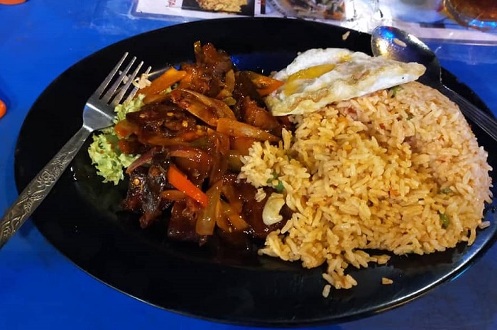 Nasi Goreng USA @ Muzaffar Seafood