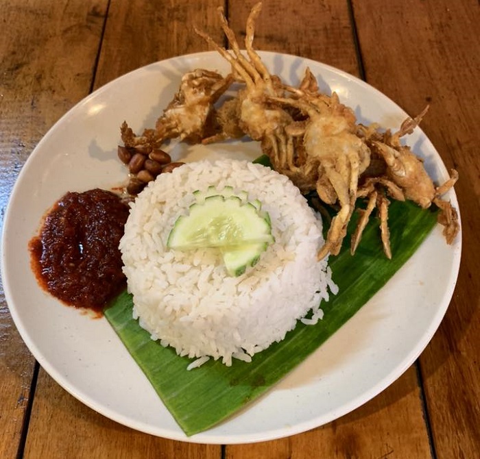 Nasi Lemak Baby Crab @ Z One Cafe