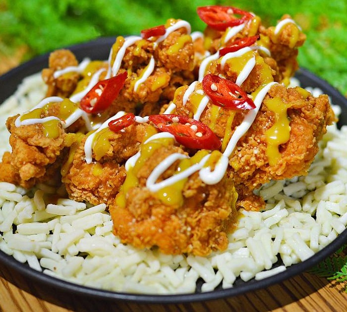 Ayam Goreng Cheese @ Desaru Vibes Lounge