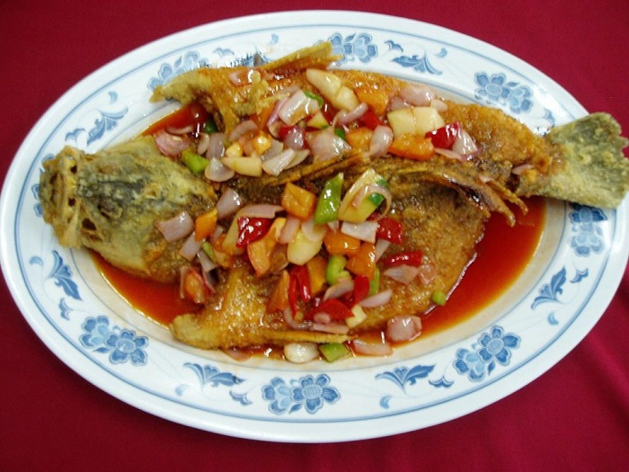 Ikan Masam Manis @ Restoran Mualaf