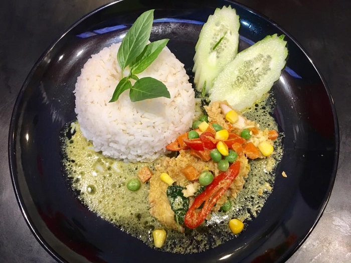 Nasi Kari Hijau @ Ayam Boy