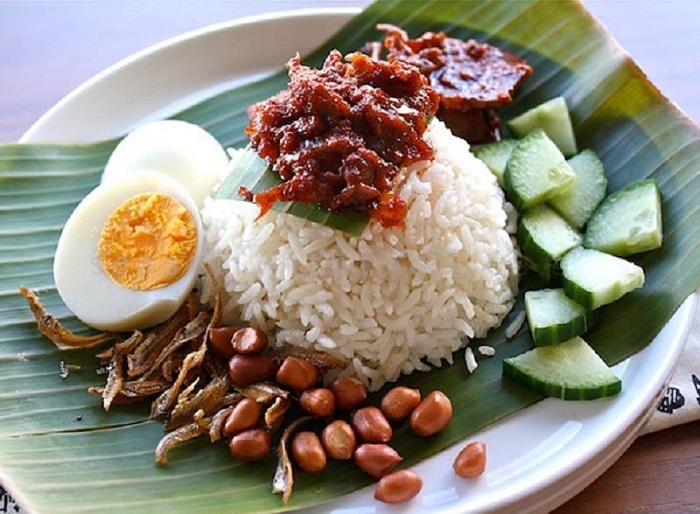 Nasi lemak dari Kafe La Asqa