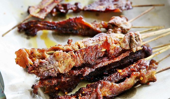 Sate Daging @ Kak Chaq Ikan Bakar