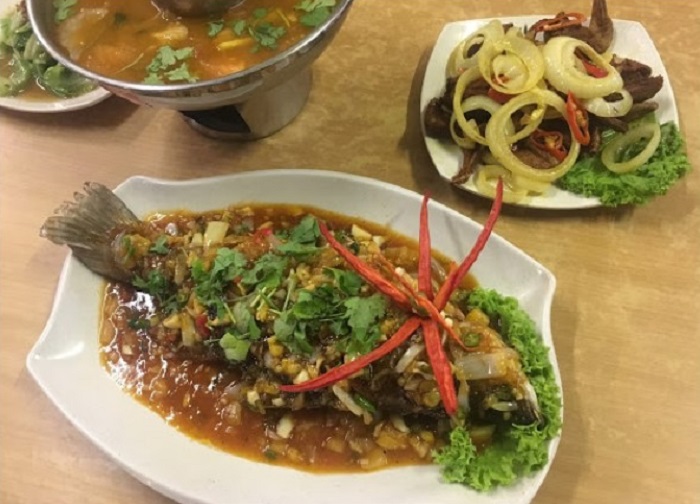 Siakap 3 Rasa @ Nada Seafood