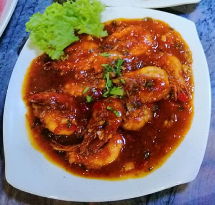 Udang Sos @ Restoran Diana Tomyam