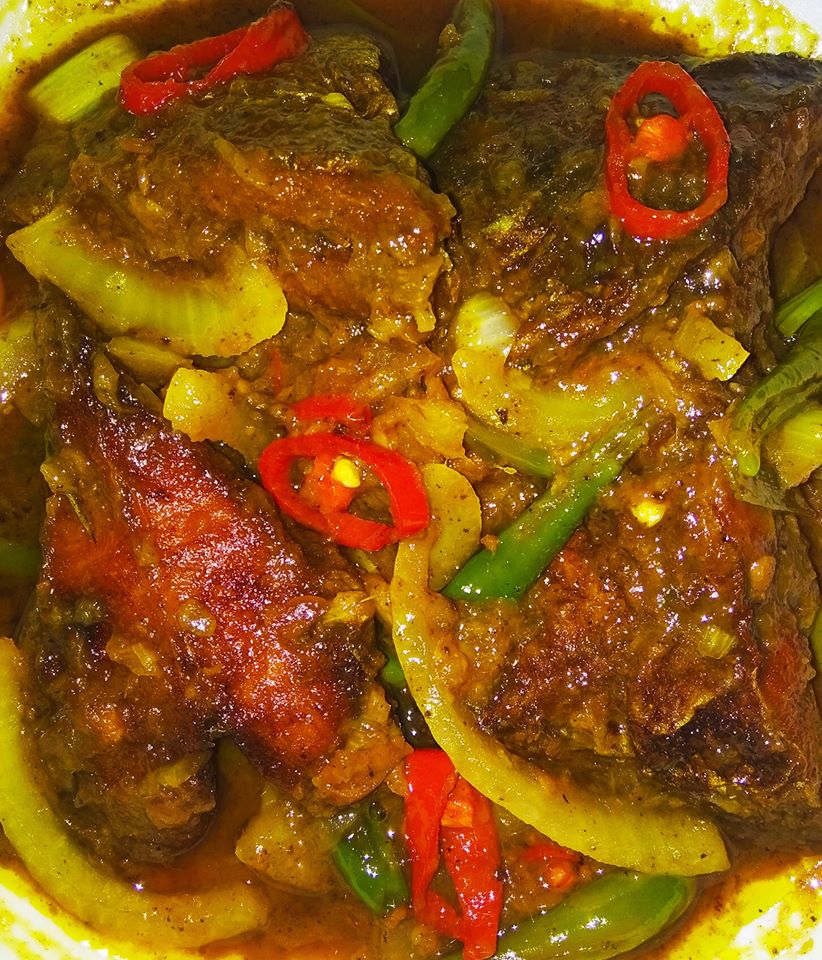 Ikan bawal masak taucu