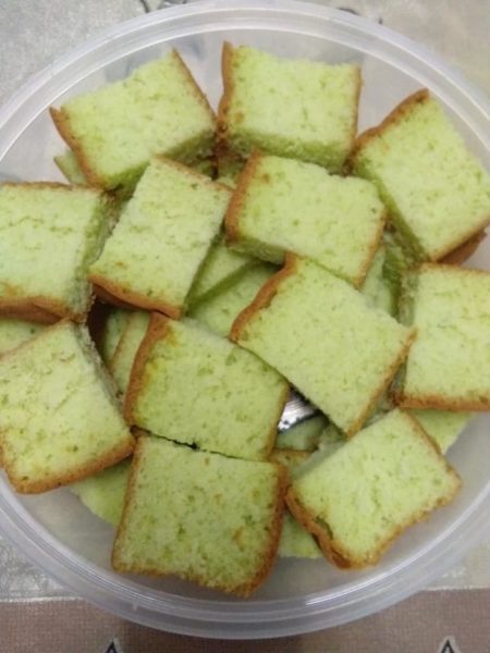 Resepi Kek Chiffon Pandan Kelapa
