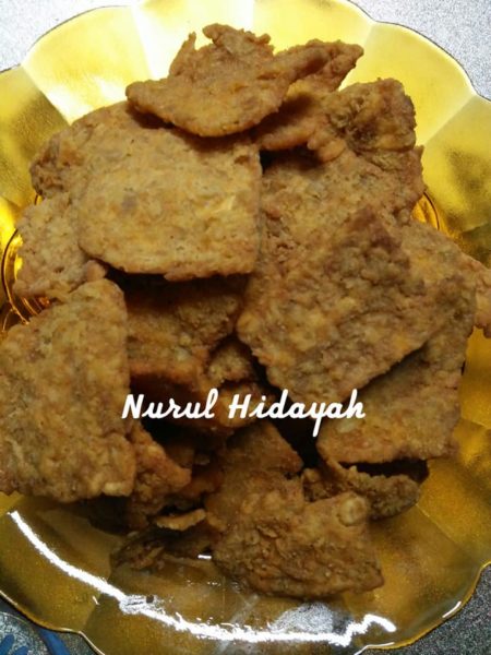 Tempe goreng tepung bestari yang rangup