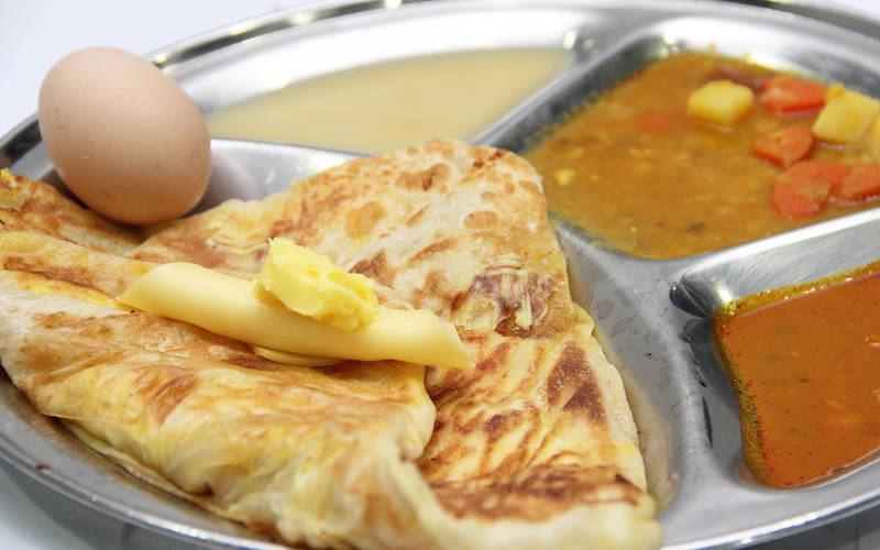 Roti Jepun lembut dilipat dengan kaya