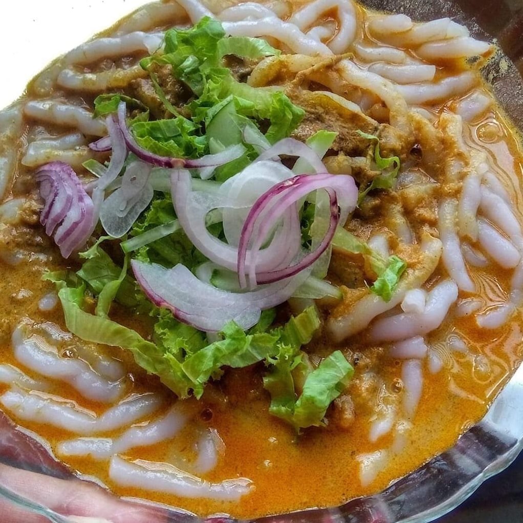 Hidangan laksa lemak Kedah yang pekat dan sedap