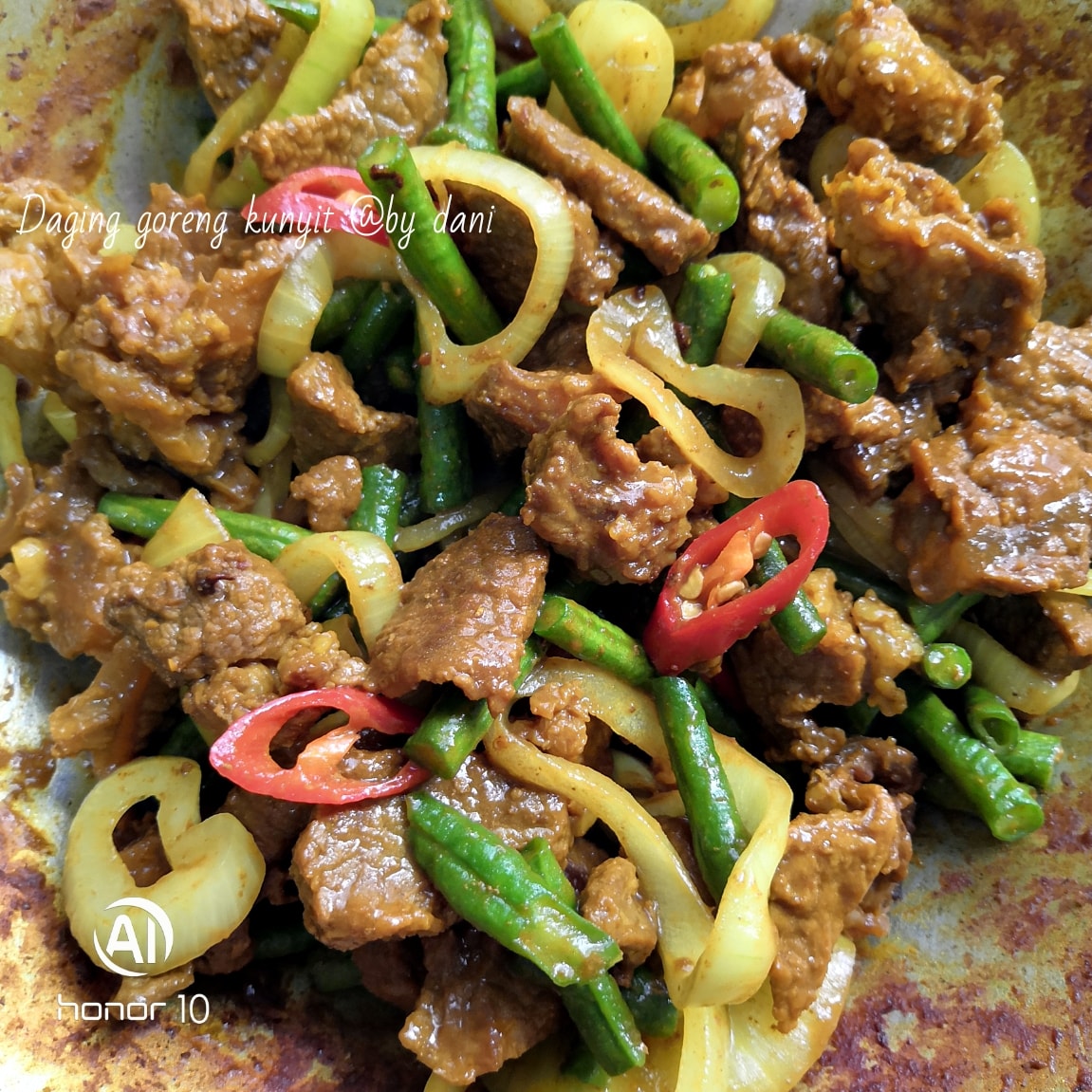 daging goreng kunyit