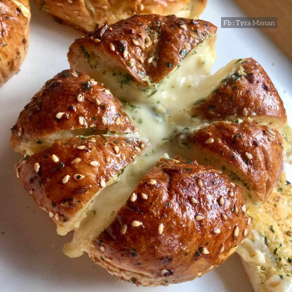 resepi masakan korea korean garlic cheese bread