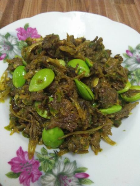 resepi masakan cendawan cendawan kukur berlada