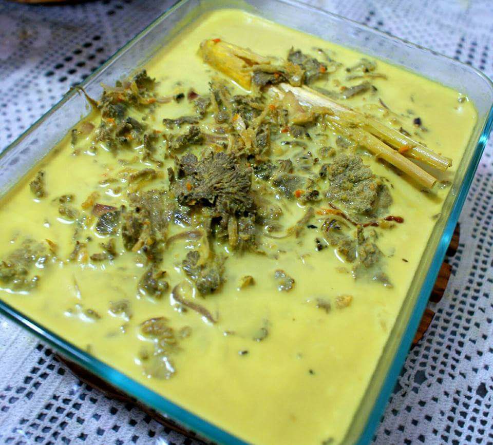 masak lemak cendawan kukur