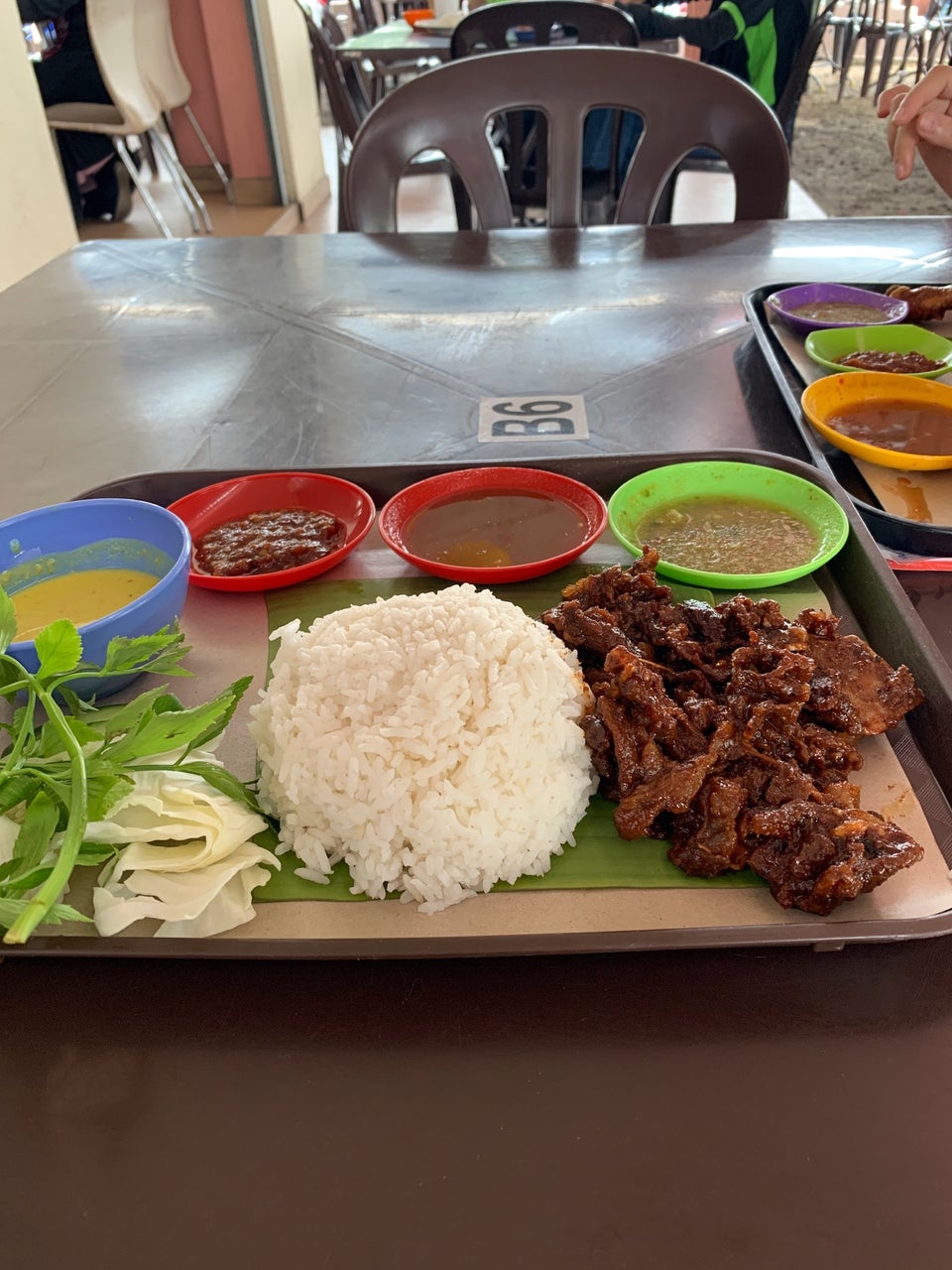 port kambing bakar lembah klang nasi dulang pisang