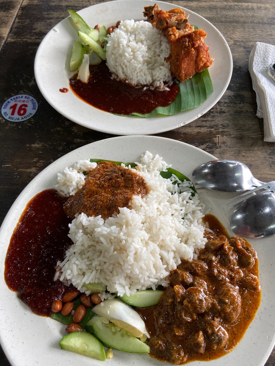 warung nasi lemak pak ayob sarapan shah alam