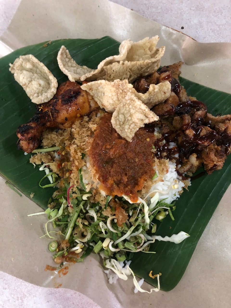 nasi tumpang @ nasi kerabu panji