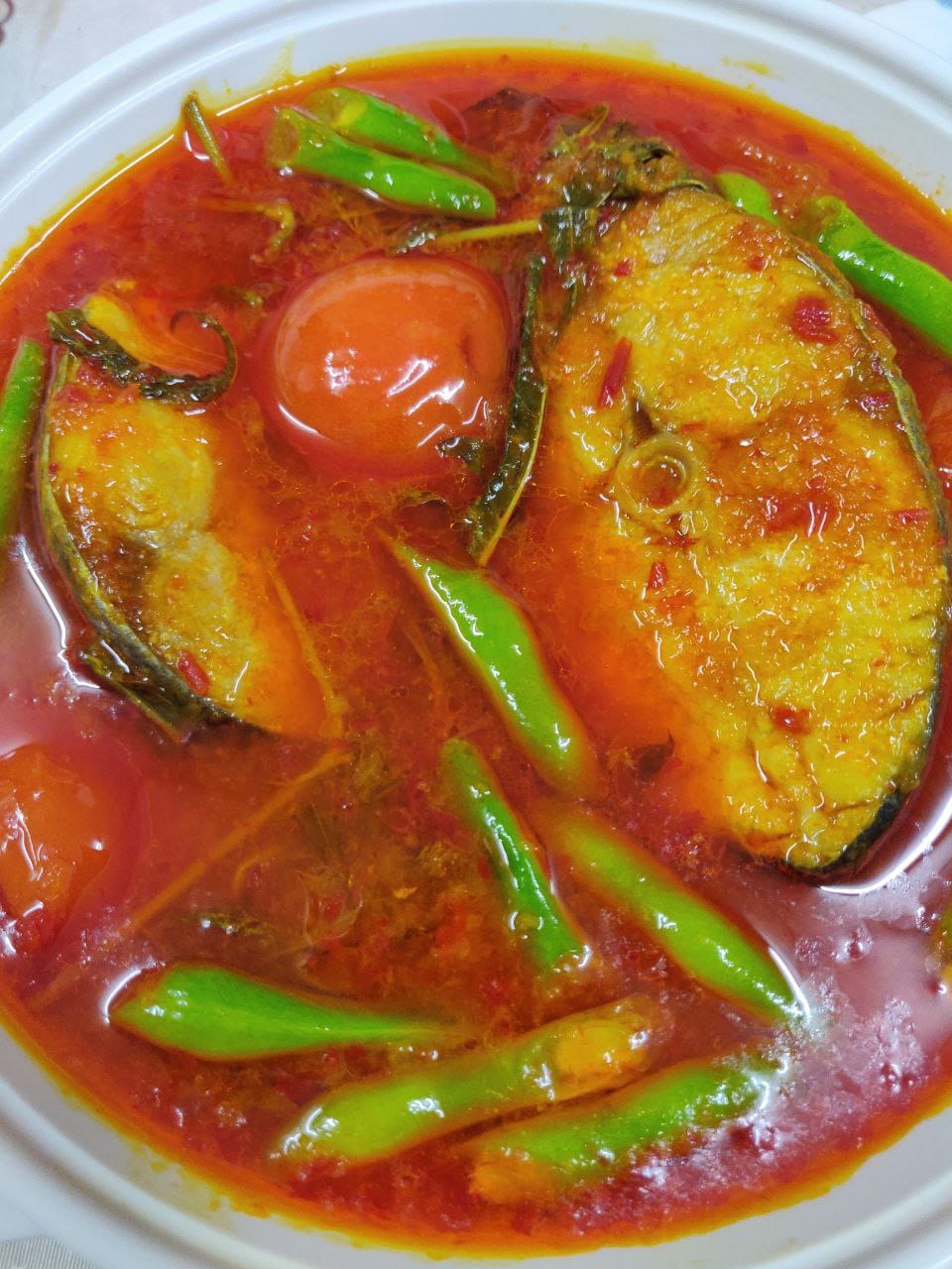 asam pedas ikan tenggiri